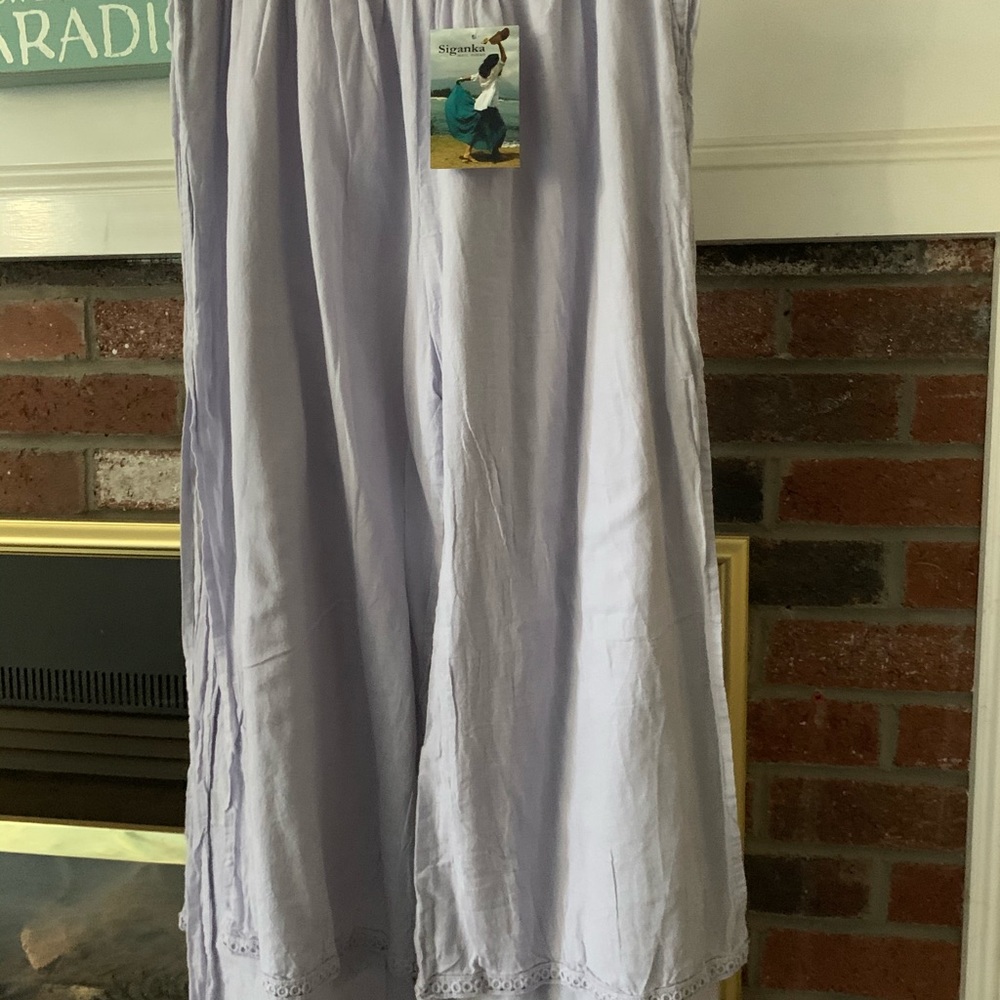 100% cotton double lined spa pant